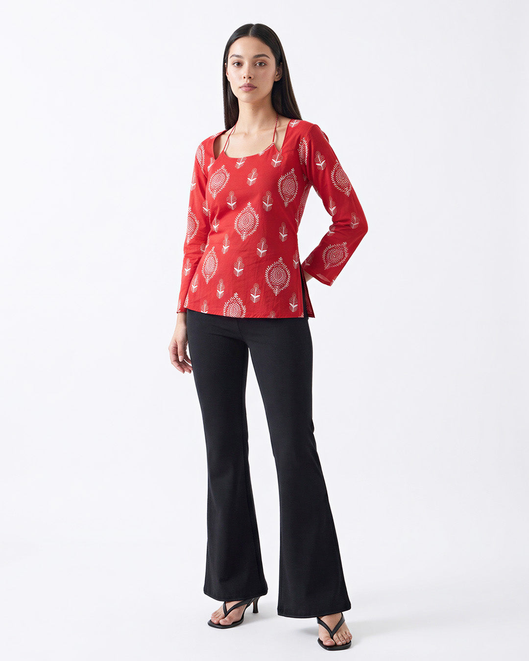 Mahira Halter Neck Kurti