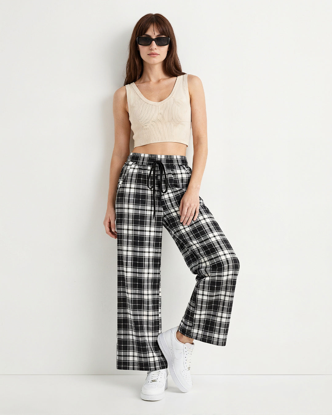 Black Checkered Pajama