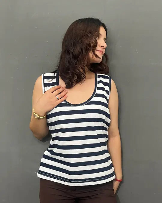 NB Sleeveless Scoop Neck T-Shirt