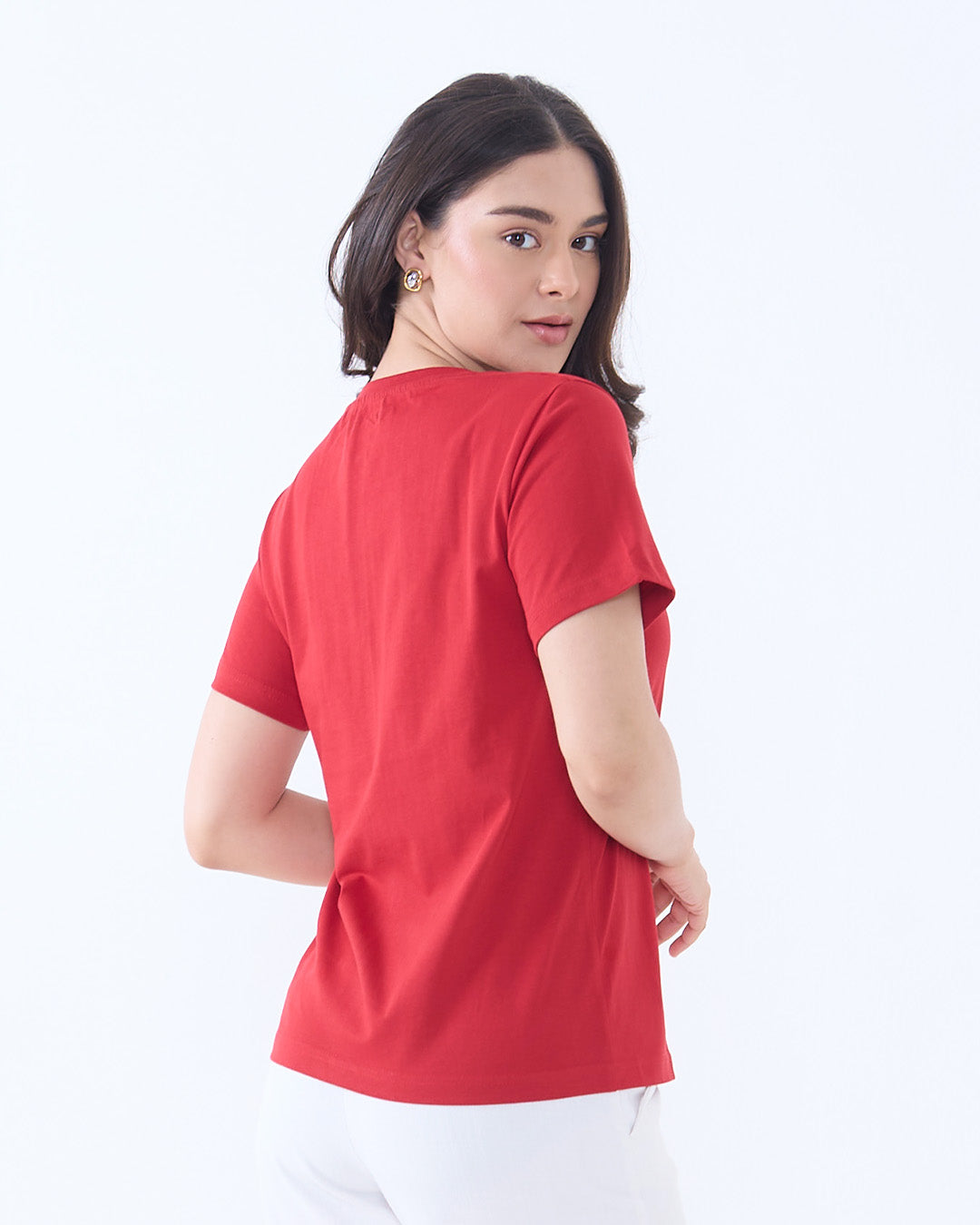 Red Plain T-Shirt