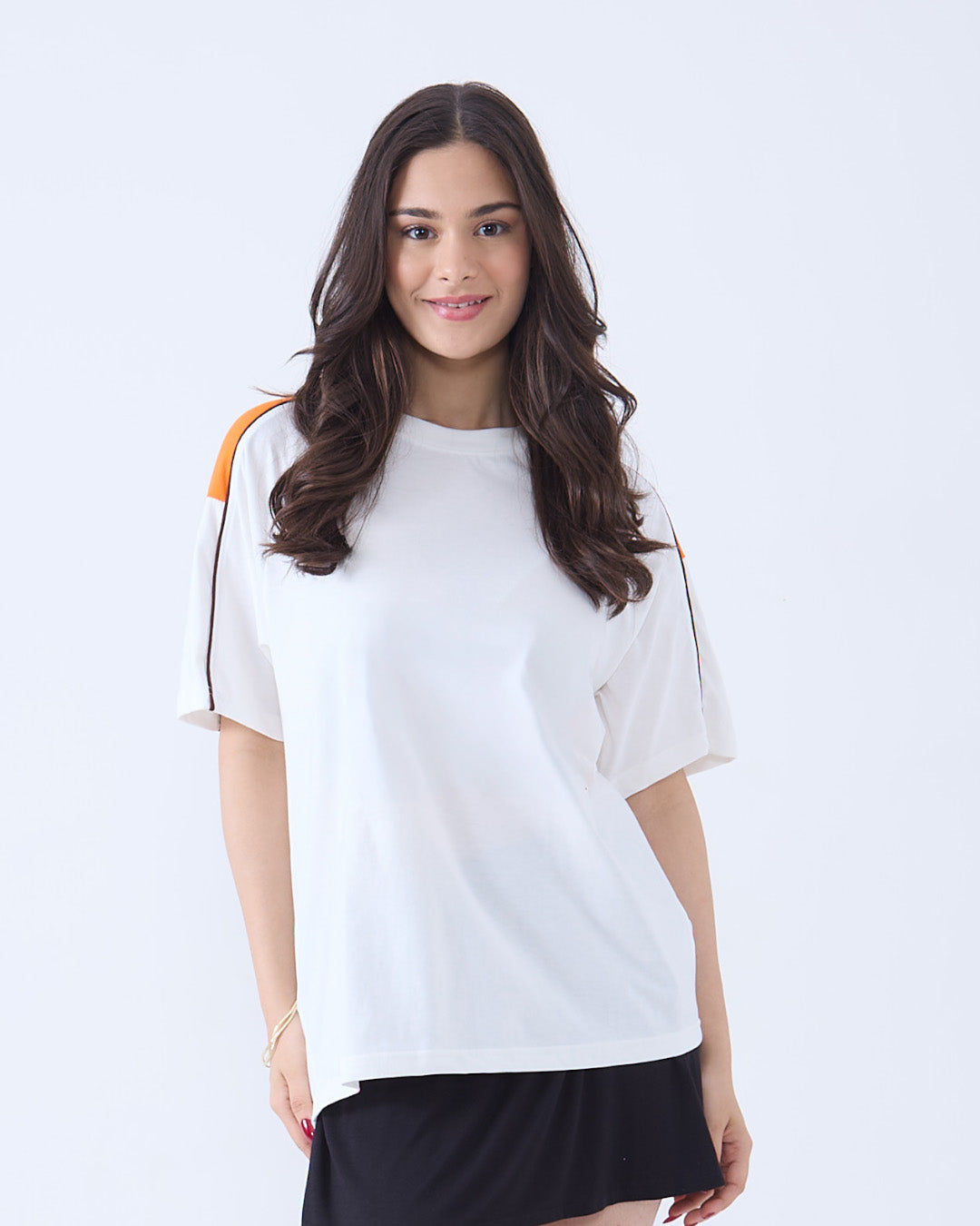 Off White Downtown Plain Oversized T-Shirt