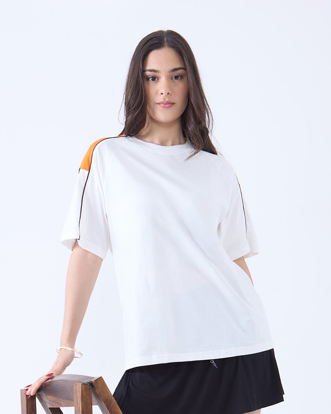Off White Downtown Plain Oversized T-Shirt