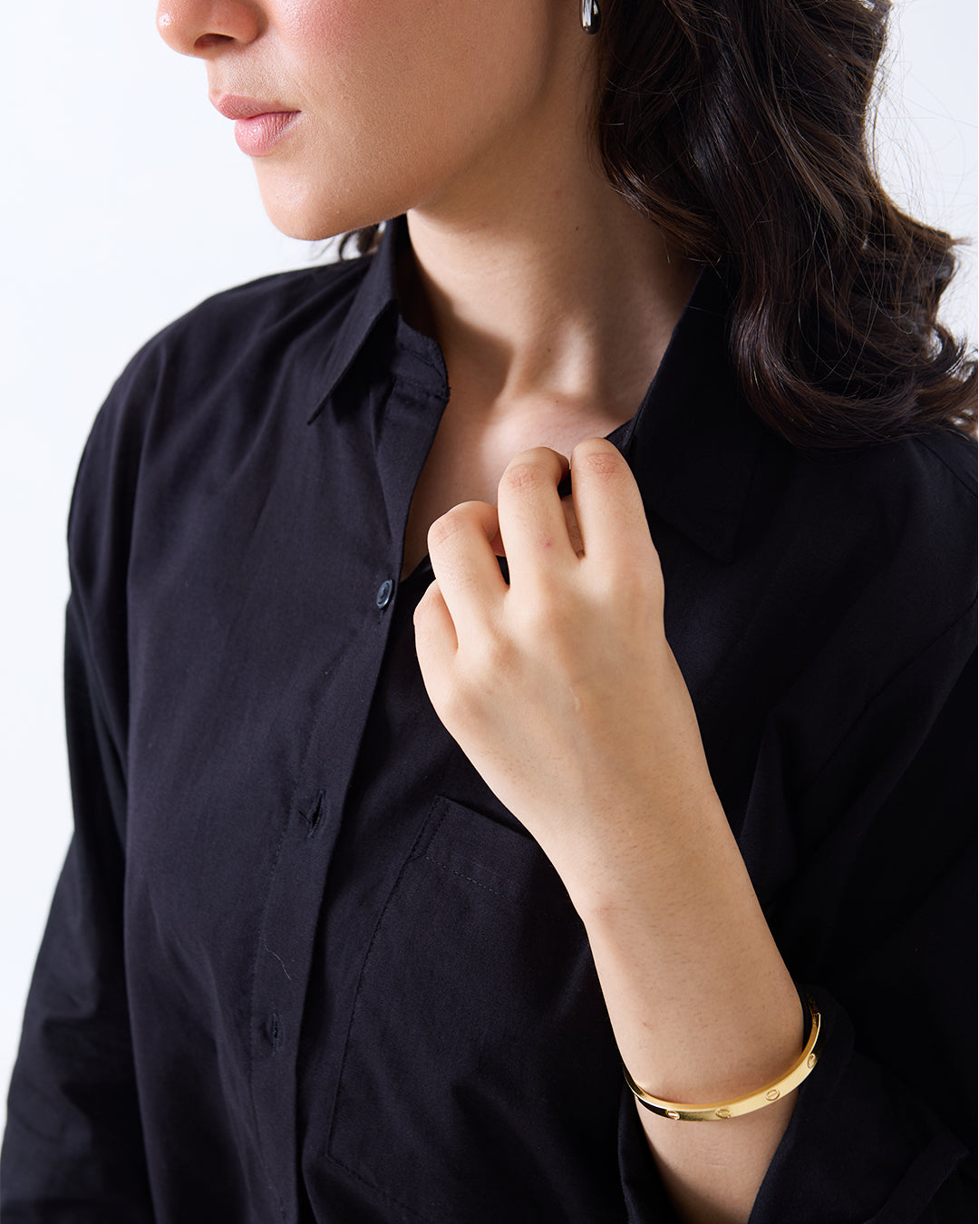 Black Oversized Shirt
