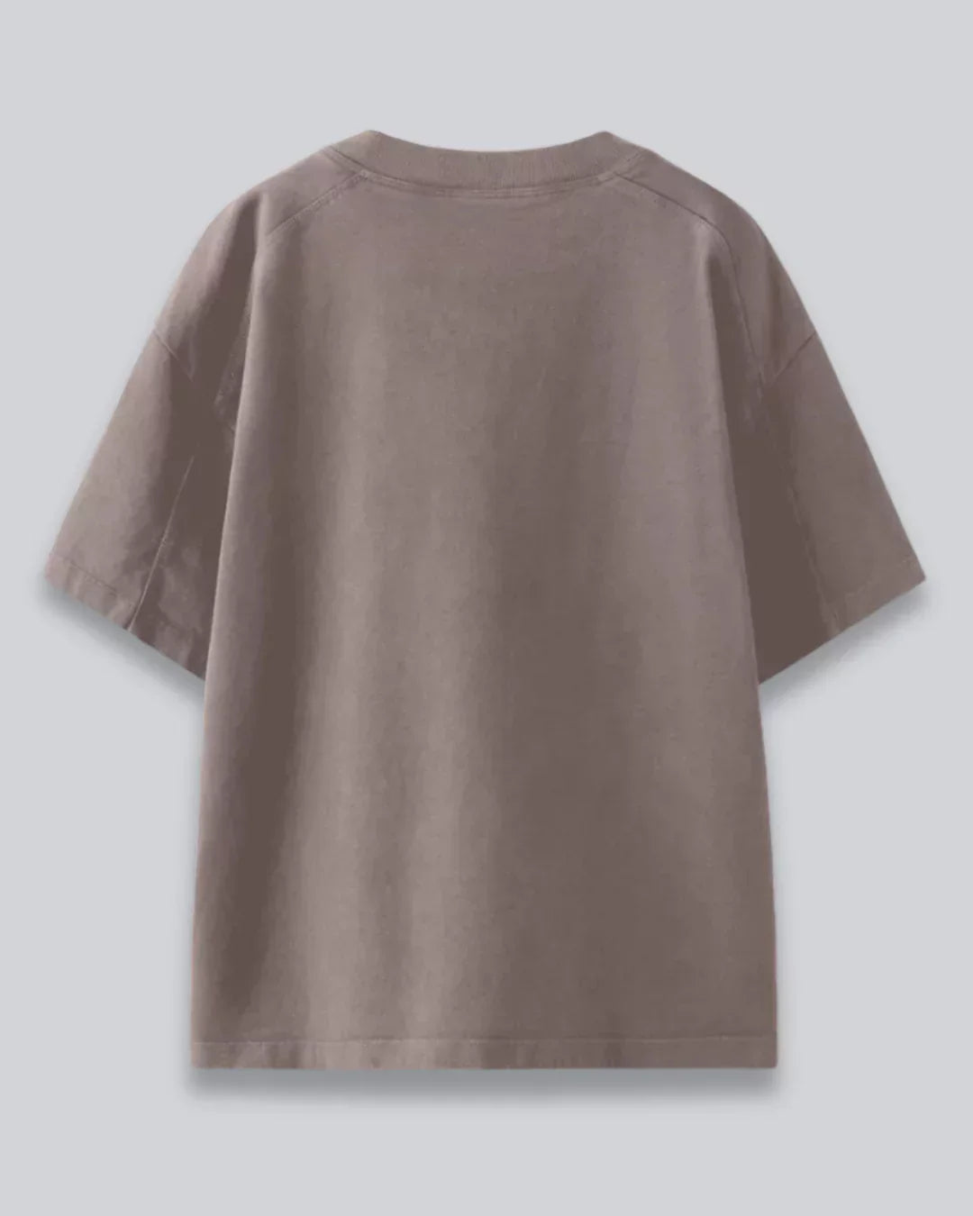 Arlo Camel Oversized Plain T-Shirt