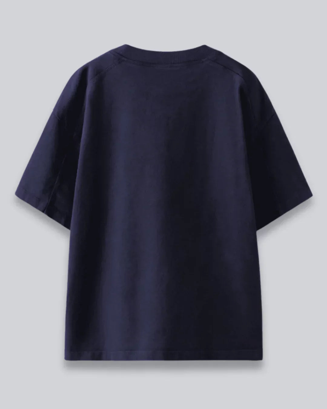 Arlo Navy Blue Oversized Plain T-shirt