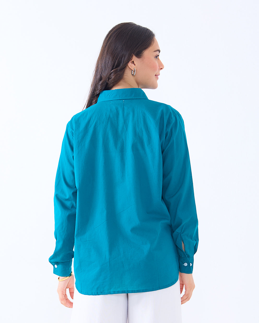 Teal Oversized Shirt