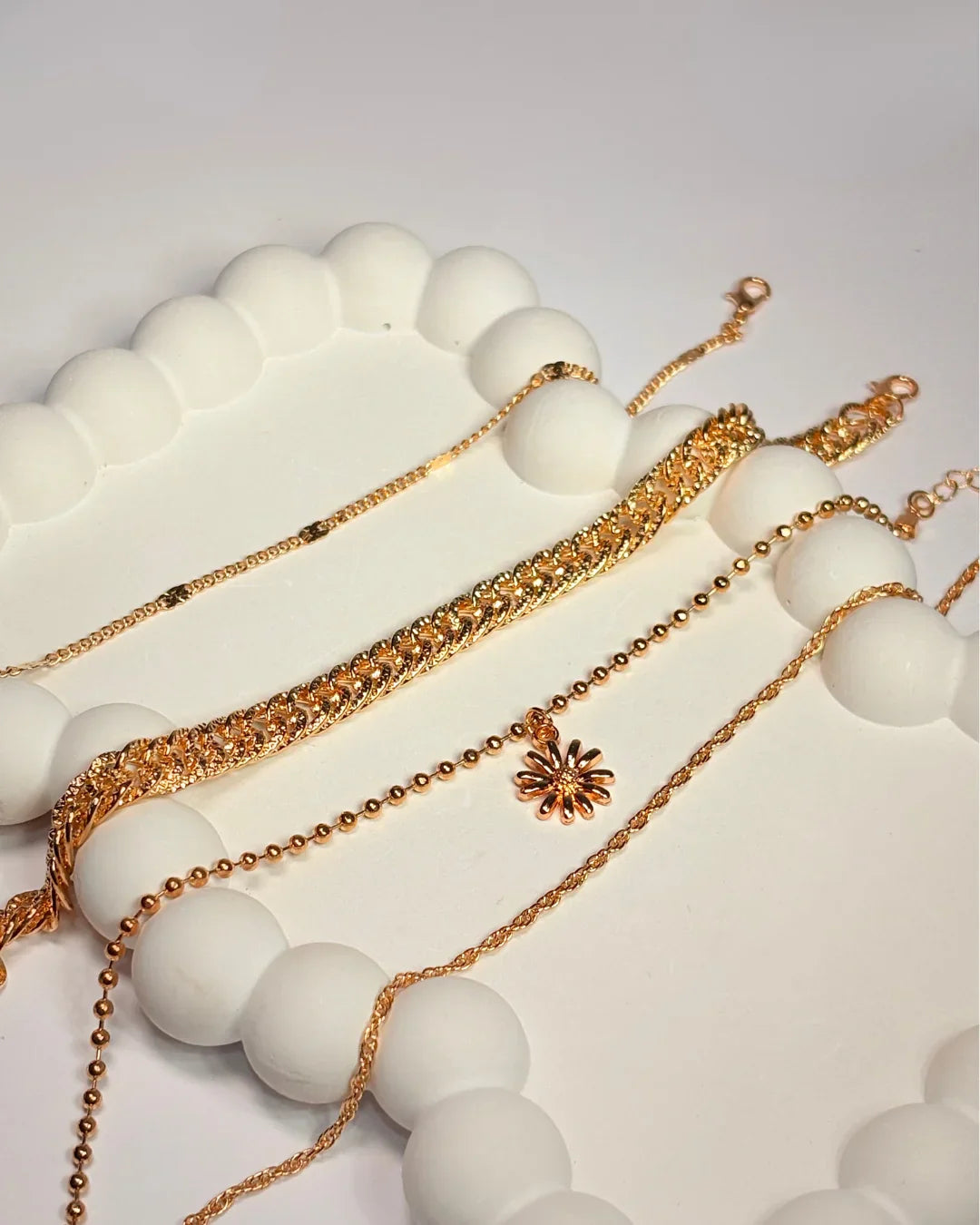 Sunflower 4 Stack Bracelet
