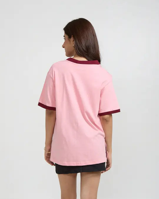 Atlanta Tap-Out V-Neck Oversize T-Shirt