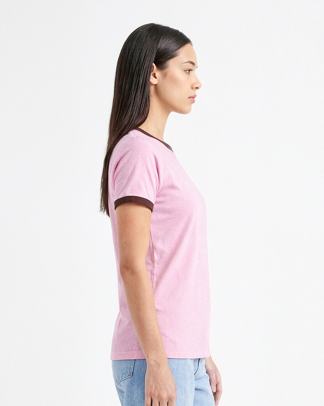Tap Out T-Shirt - Pink & Brown