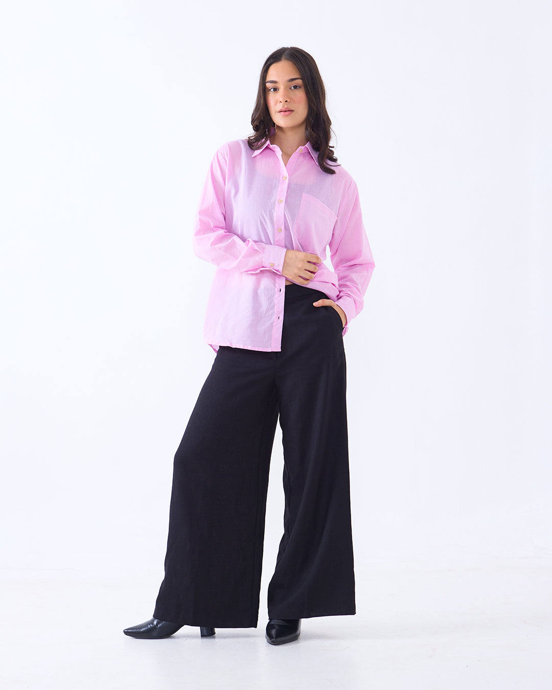 Baby Pink Oversized Shirt