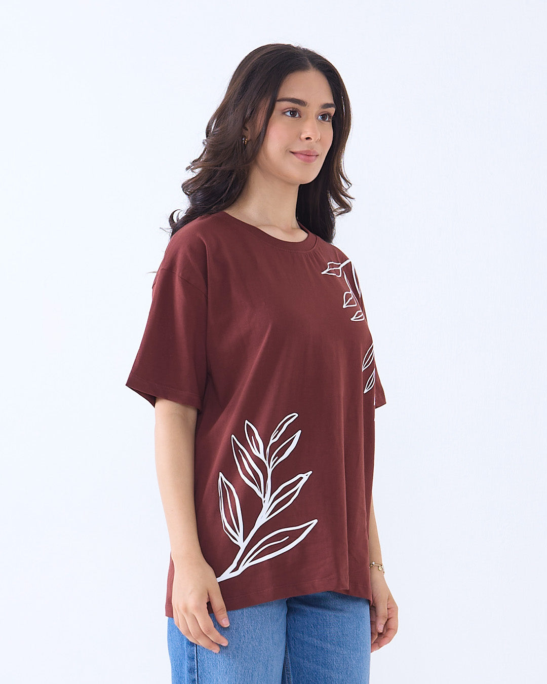 Brown In The Jungle Oversized T-Shirt