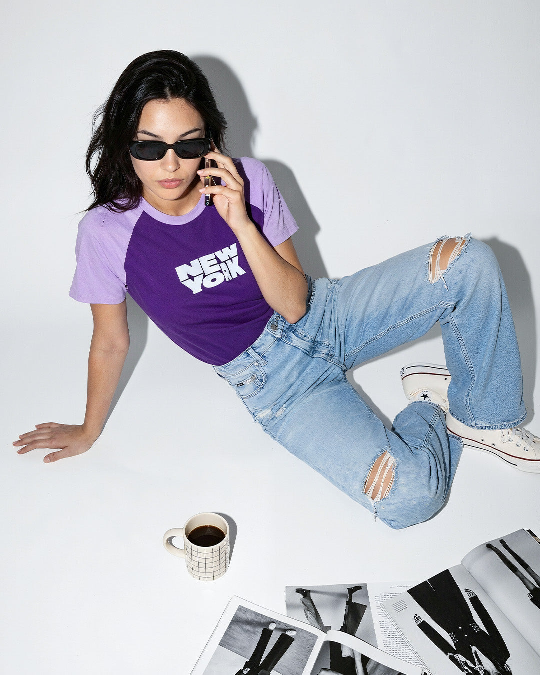 NYC Calling Raglan T-shirt