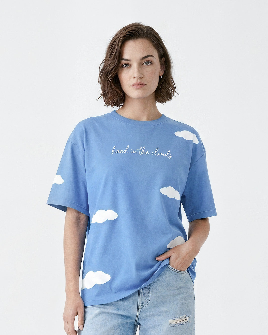 Head In Clouds Oversized T-Shirt
