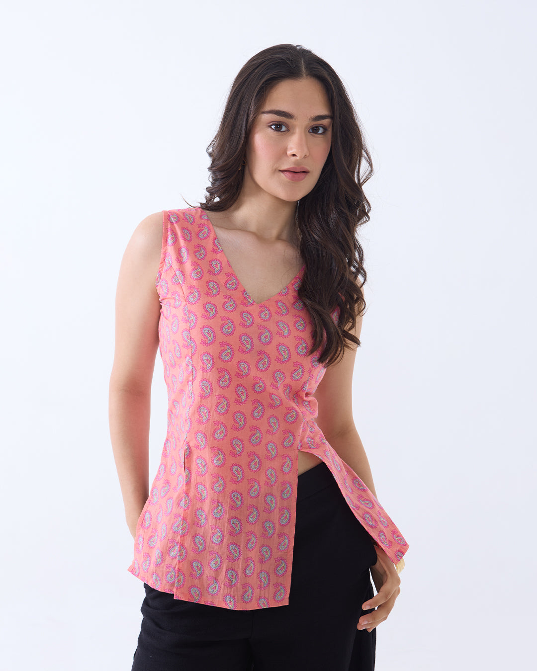Pink Avni Corset Kurti