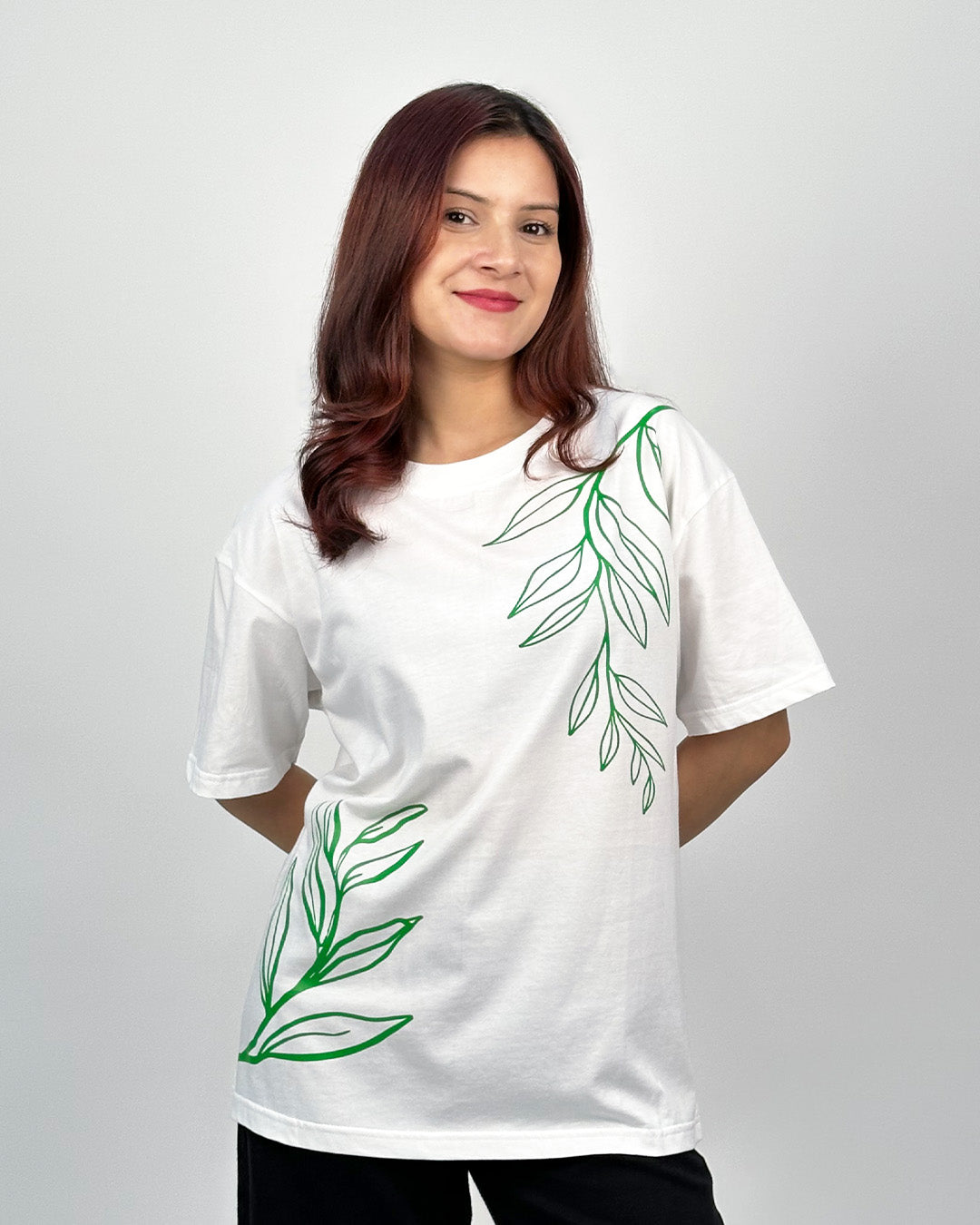 White In The Jungle Oversized T-Shirt