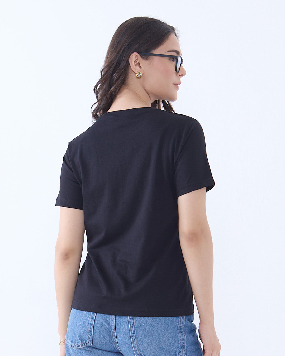 Black Plain T-Shirt