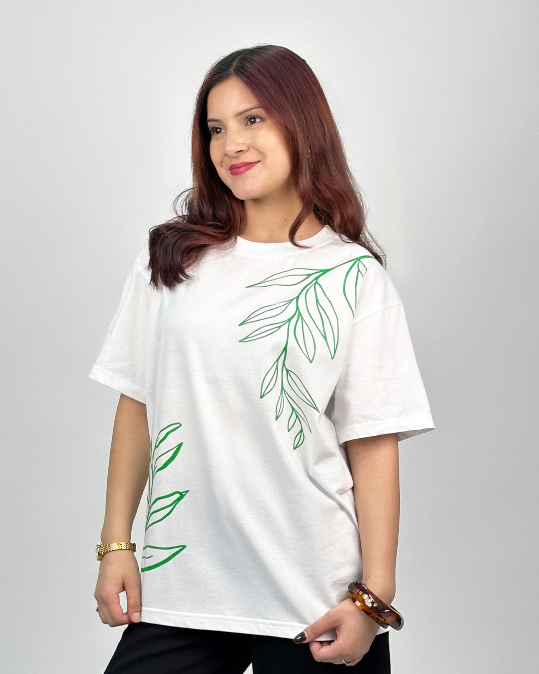 White In The Jungle Oversized T-Shirt