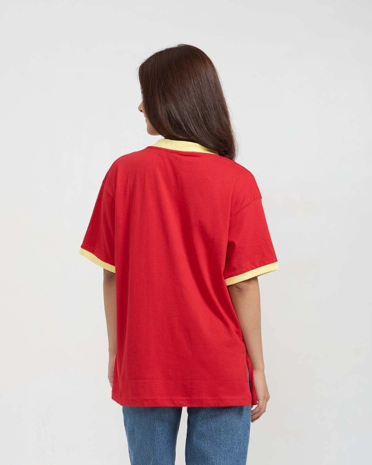 1963 Tap-Out V-Neck Oversize T-Shirt