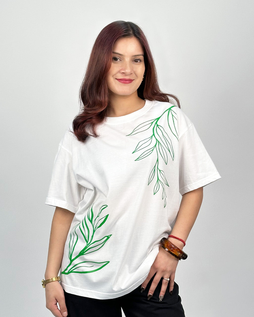 White In The Jungle Oversized T-Shirt