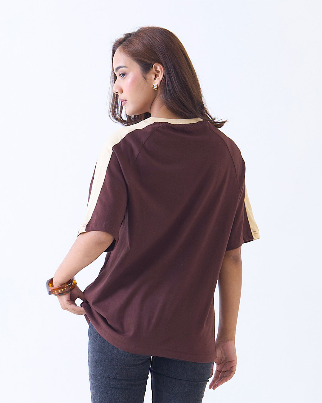 Cocoa Sage Plain Oversized T-shirt
