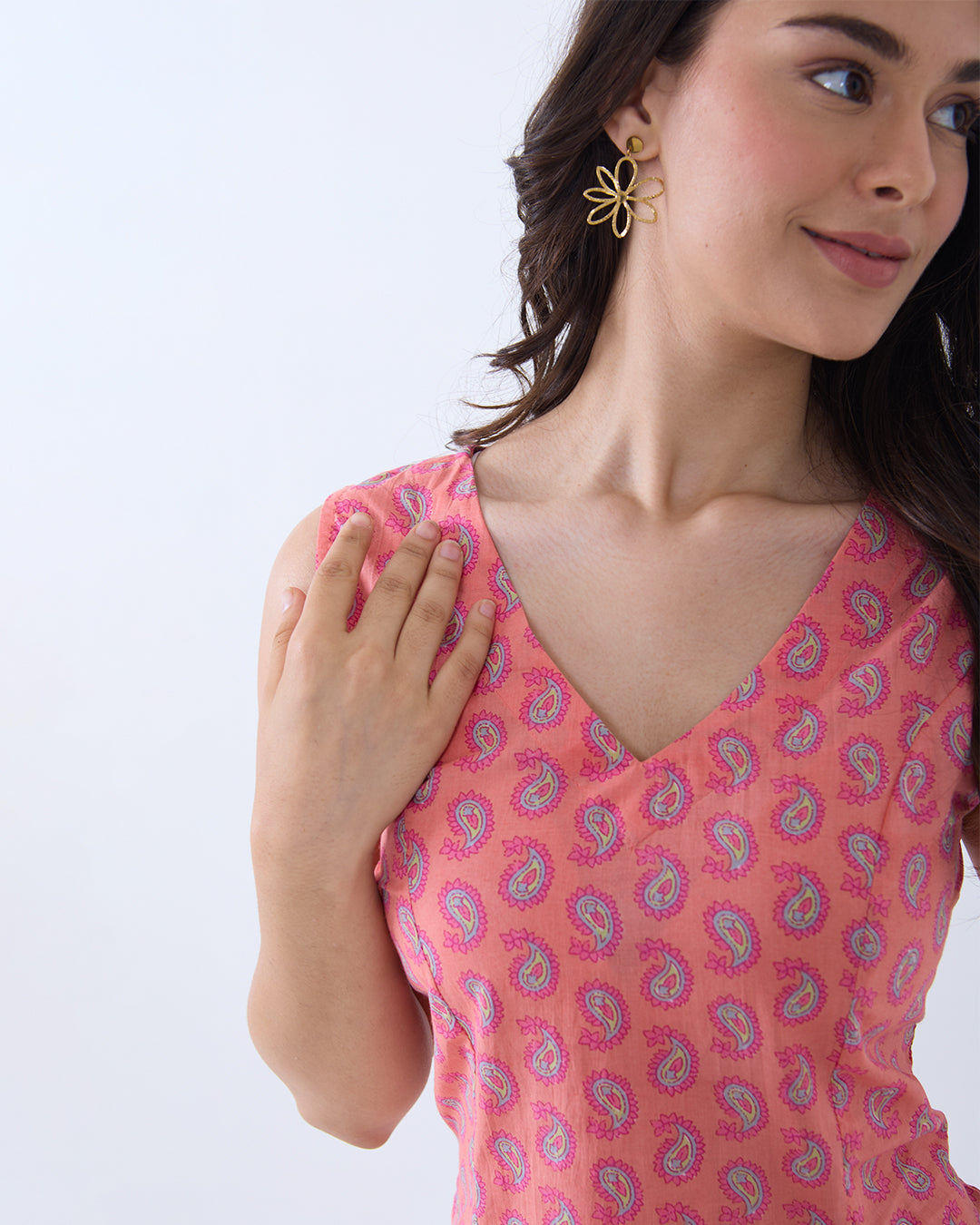 Pink Avni Corset Kurti
