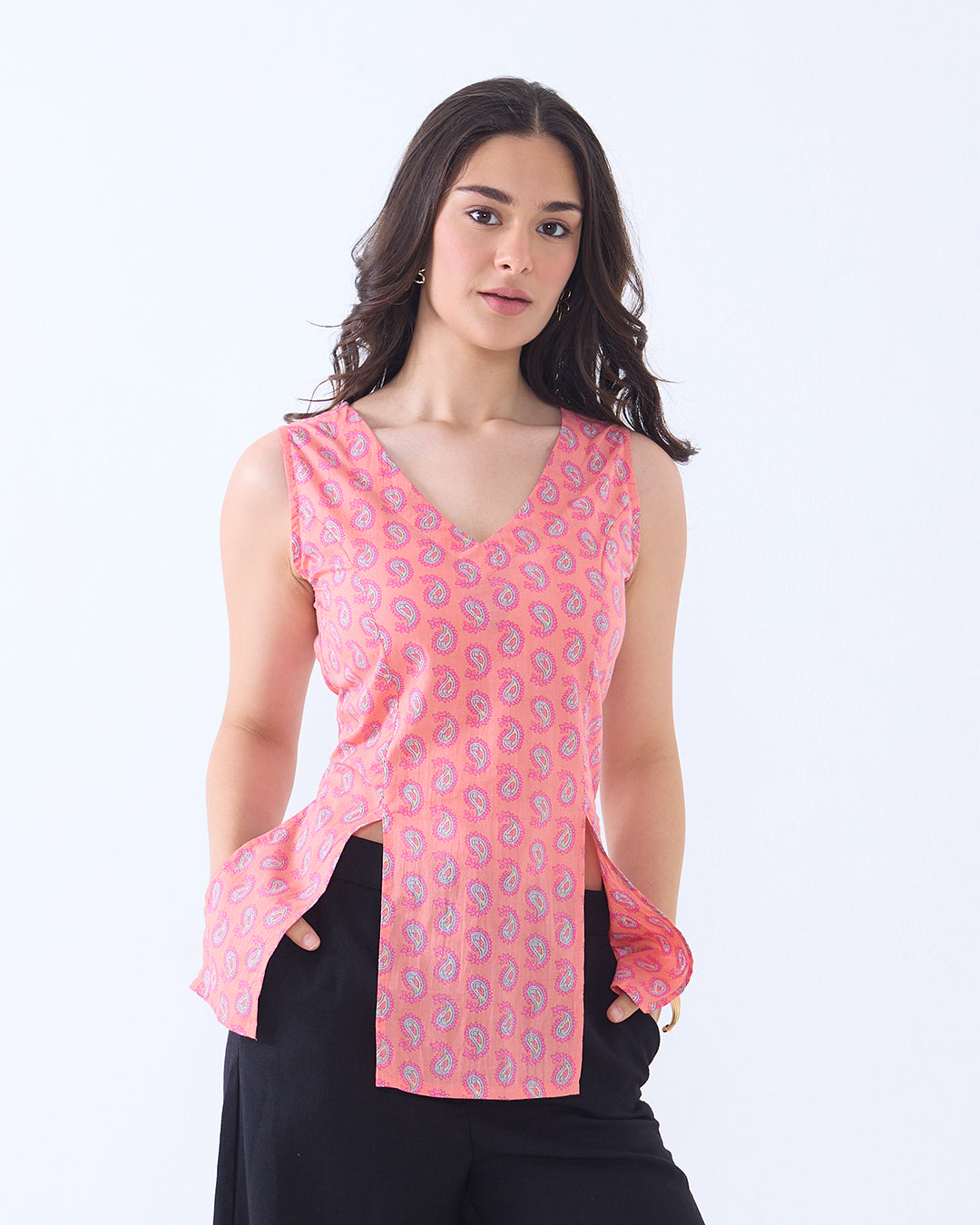 Pink Avni Corset Kurti