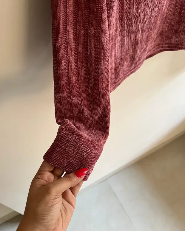 Rachel Crop Oversized Sweater
