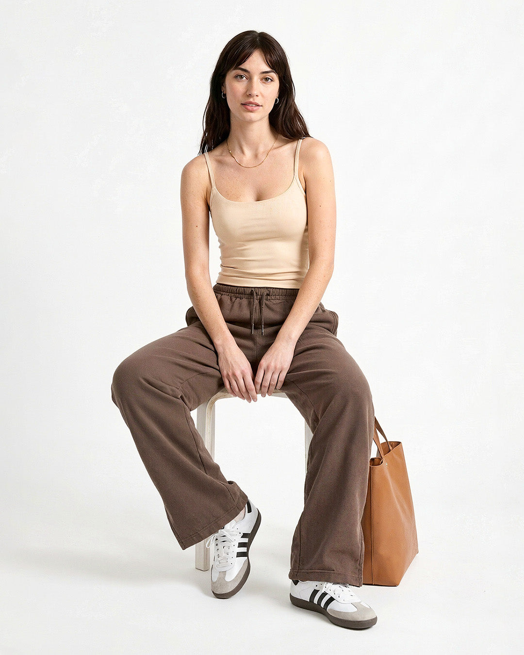 Beige Trim Gossip Pants