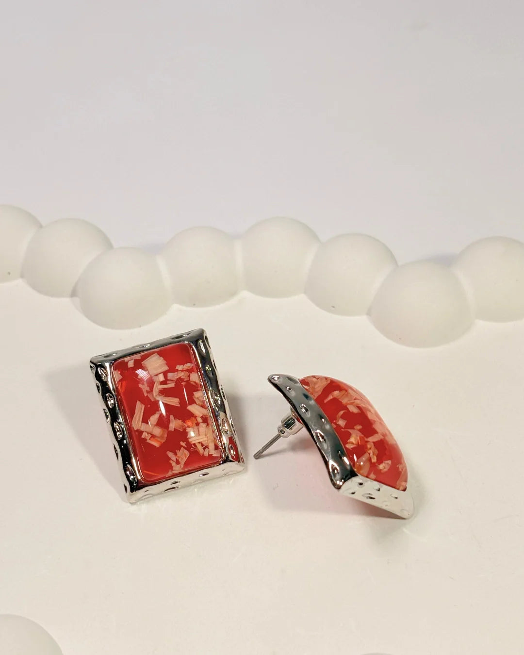 Sunset Box Flakes Studs