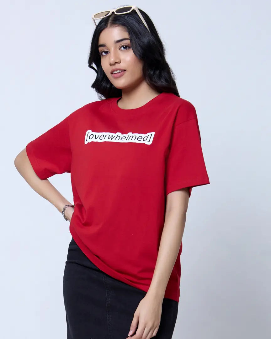 Overwhelmed Oversized T-Shirt