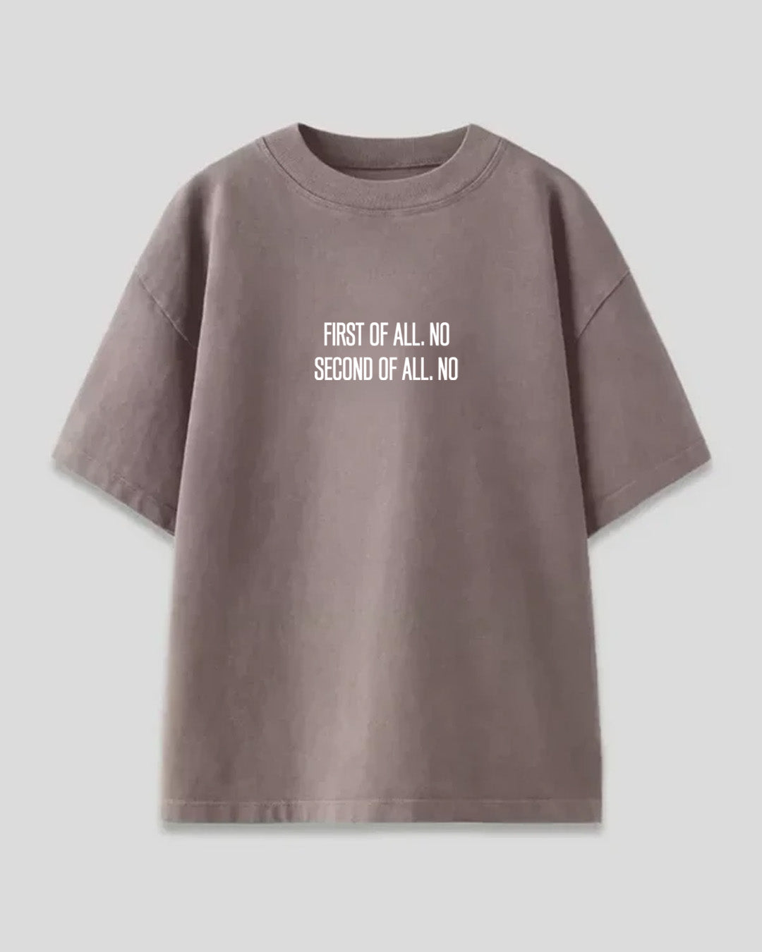 Nopeee Oversized T-Shirt - Chest print