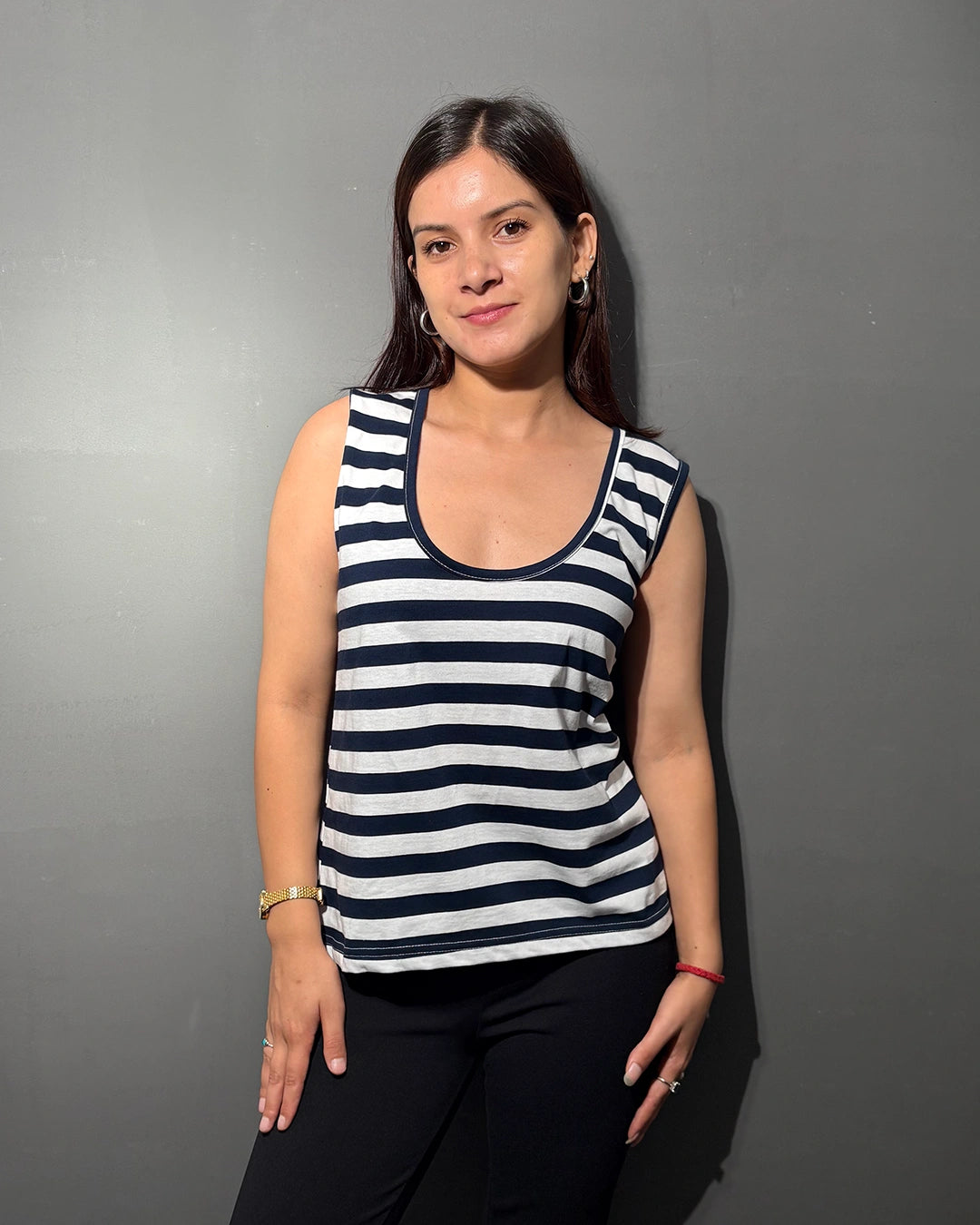 NB Sleeveless Scoop Neck T-Shirt