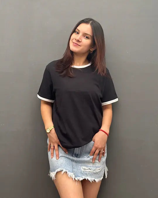 Tap Out T-Shirt - Black & White