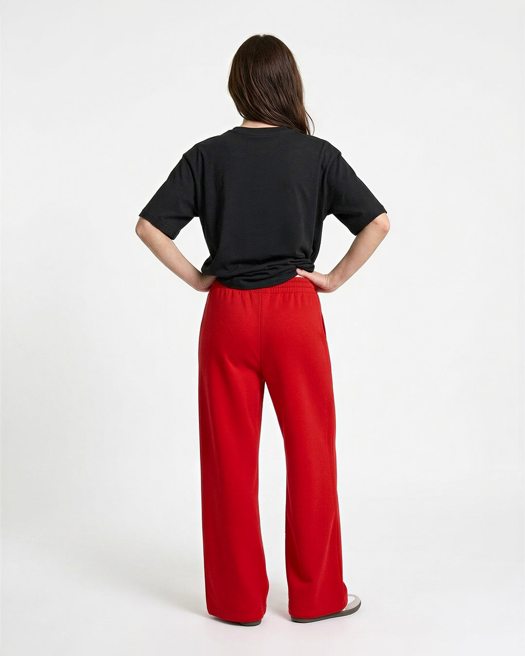 Red Sweatpants Co-ord Set