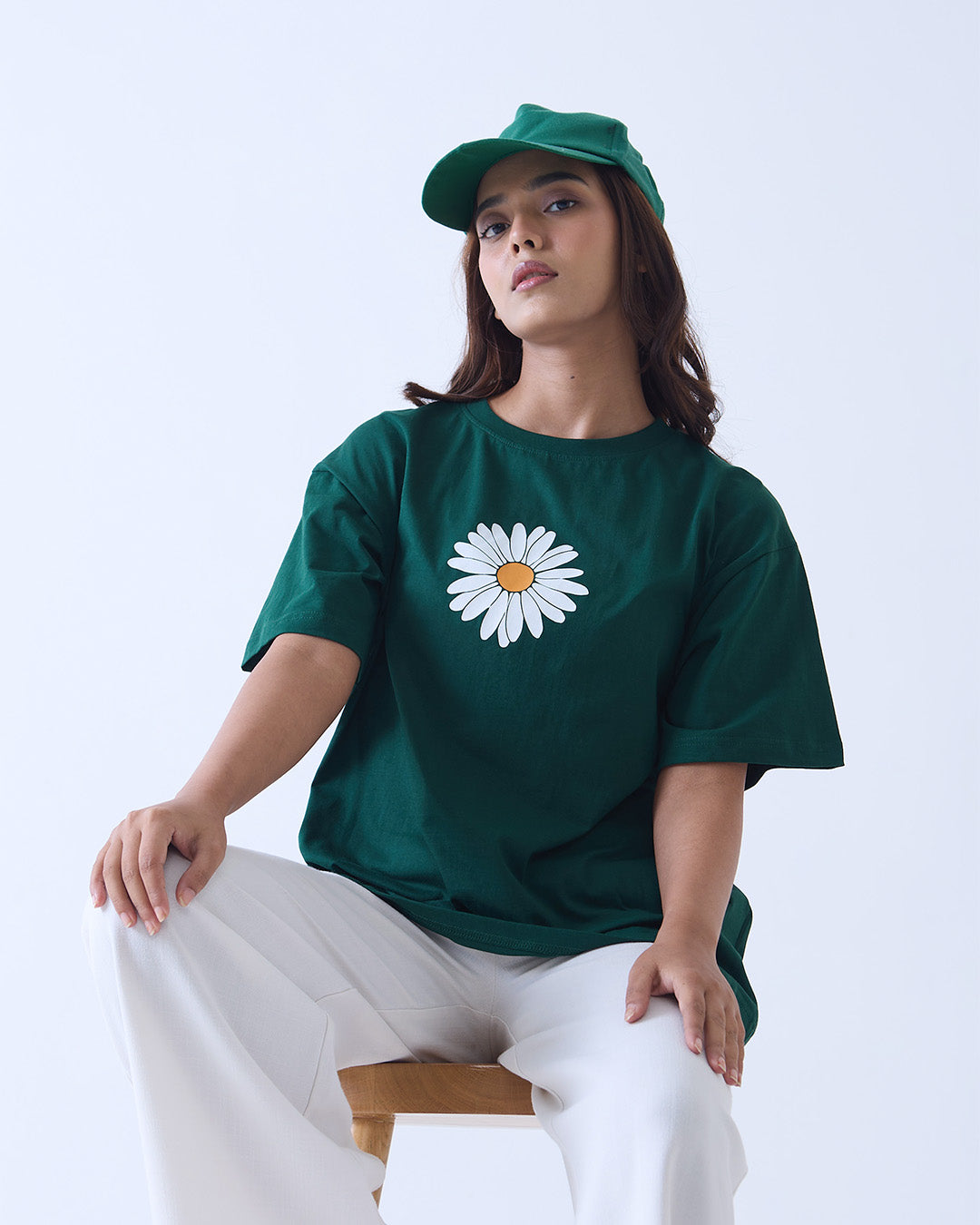 Jade Daisy Oversized T-Shirt