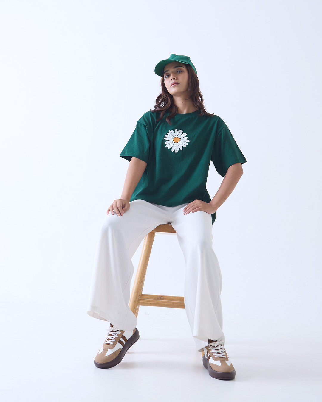 Jade Daisy Oversized T-Shirt
