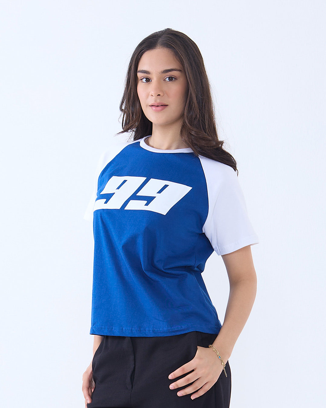 Royal Blue 99 Raglan T-Shirt