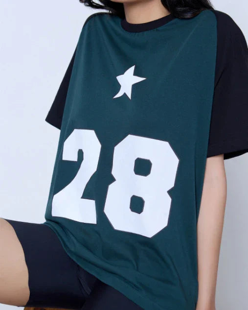 28 Raglan Oversized T-Shirt