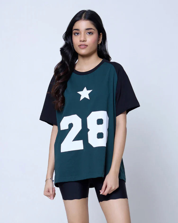 28 Raglan Oversized T-Shirt