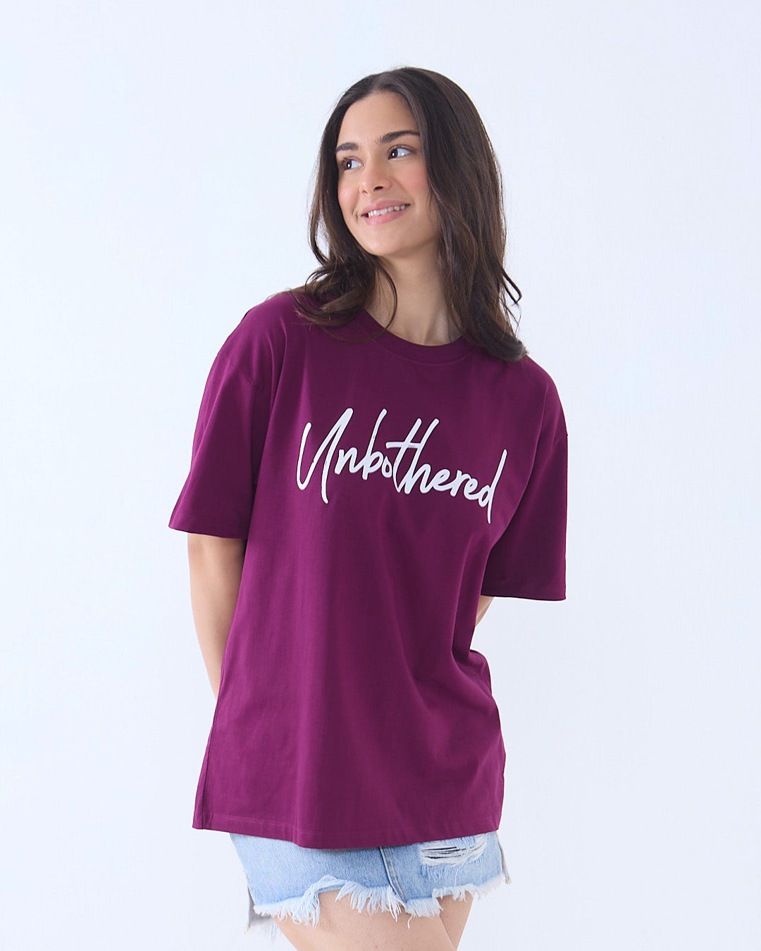 Mulberry Unbothered Oversized T-Shirt