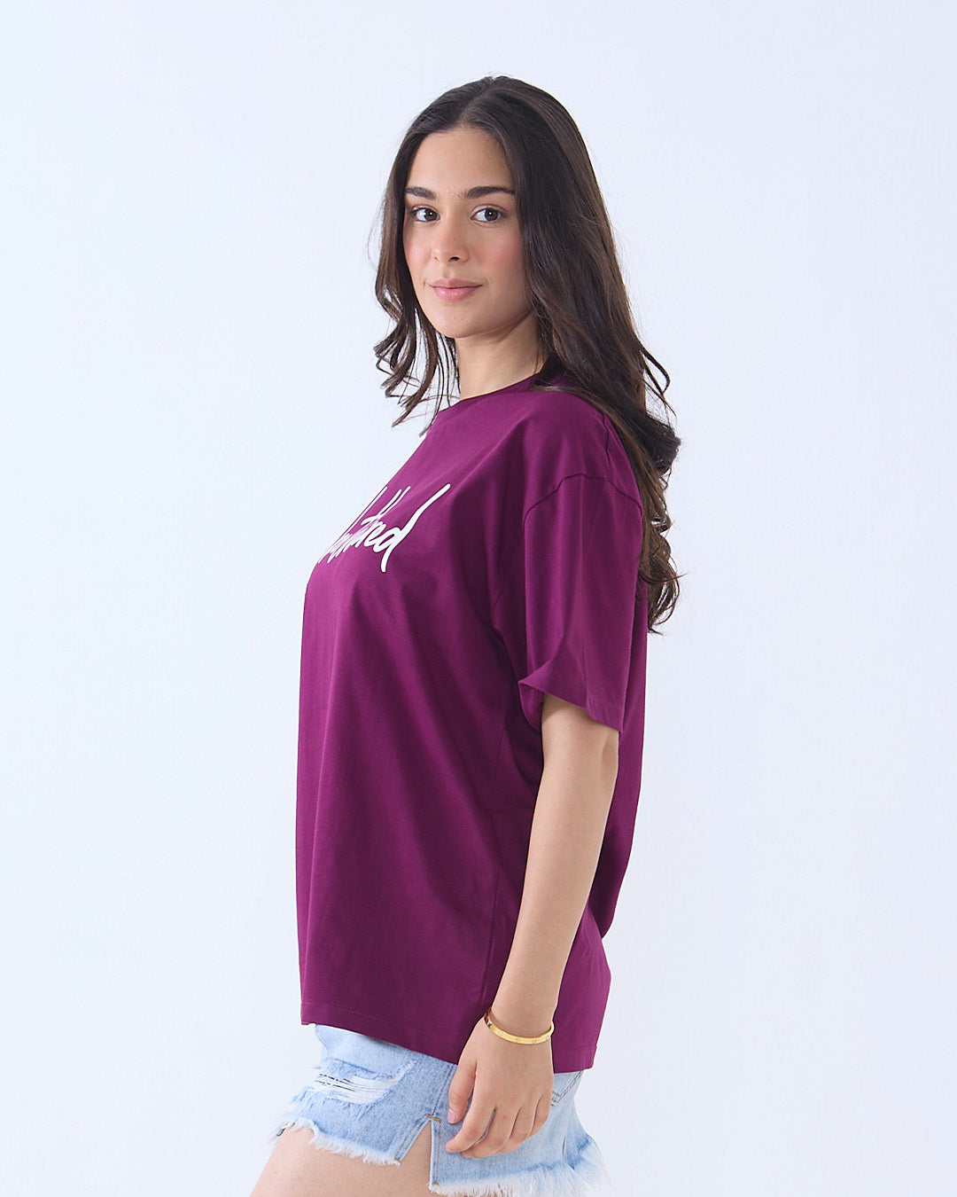 Mulberry Unbothered Oversized T-Shirt
