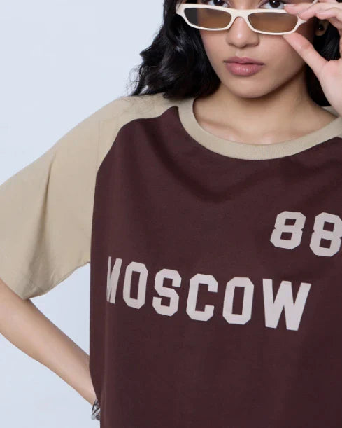 Moscow Raglan Oversized T-Shirt