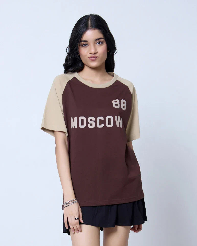 Moscow Raglan Oversized T-Shirt