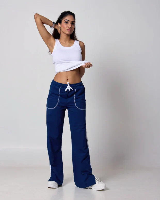 Blue Iconic Pants