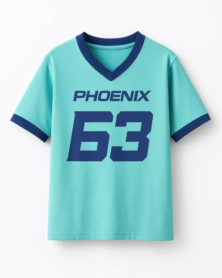 Phoenix Tap-Out V-Neck Oversize T-Shirt