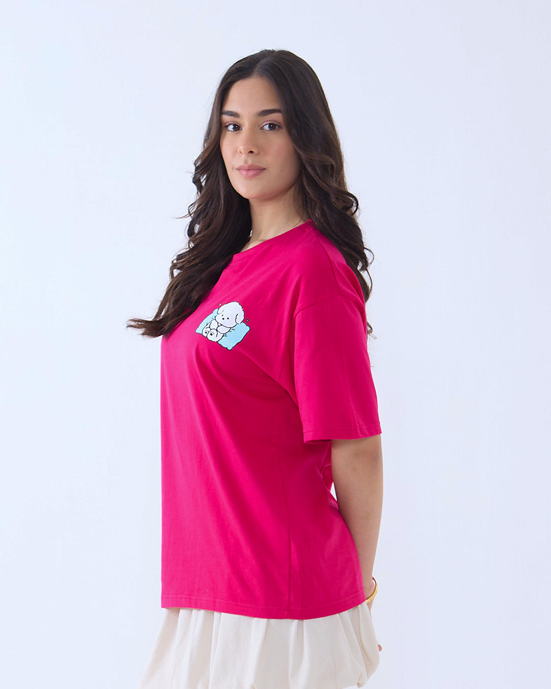 Snuggle Pup Oversized T-Shirt