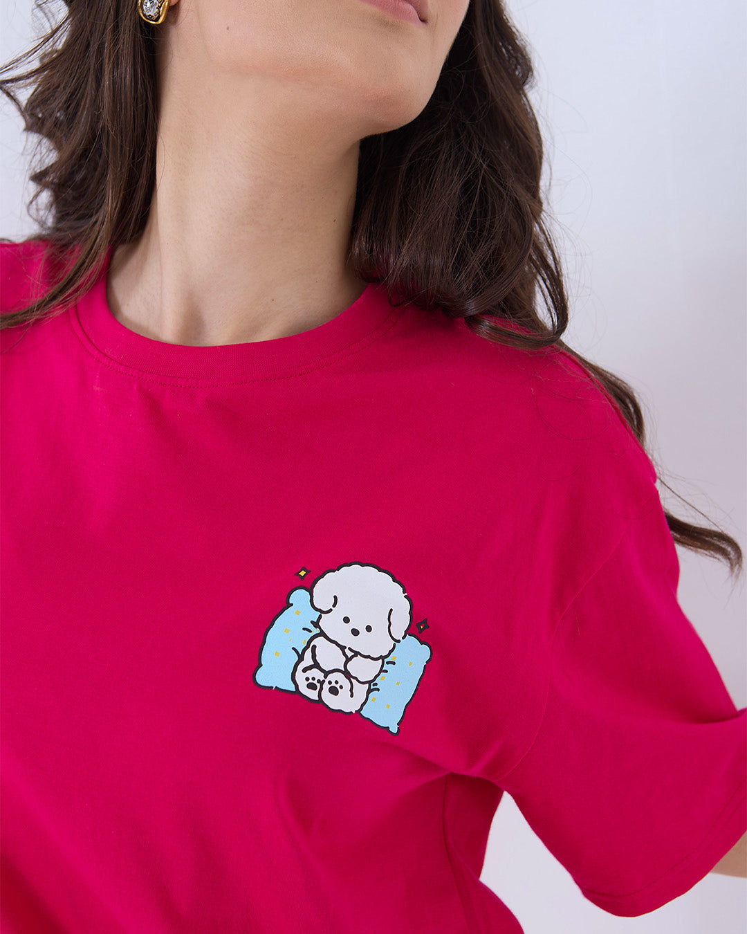 Snuggle Pup Oversized T-Shirt