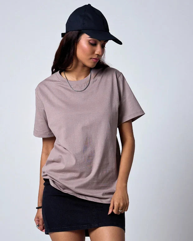 Camel Plain T-Shirt