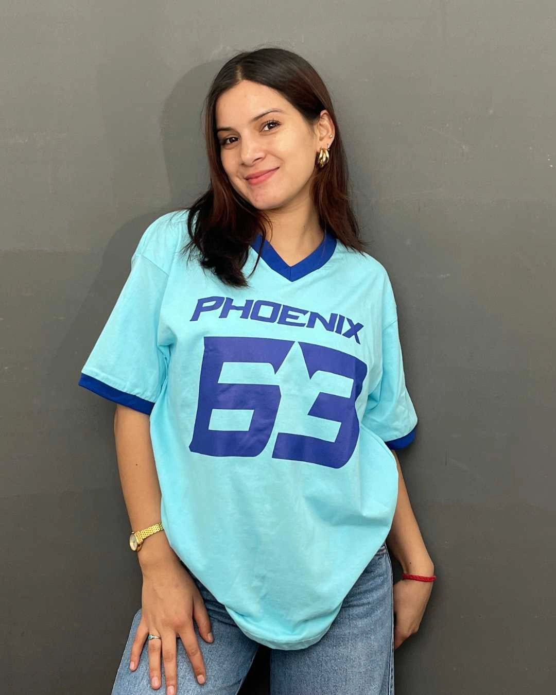 Phoenix Tap-Out V-Neck Oversize T-Shirt