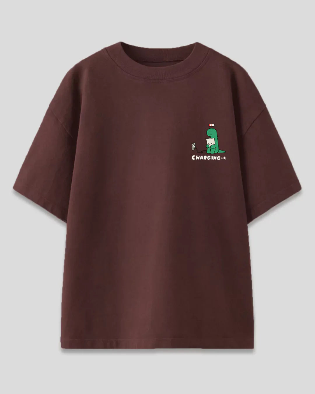 Arlo Brown Charging Oversized T-Shirt